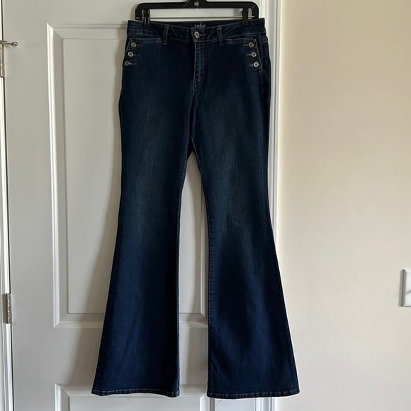 New York & Company Denim - New York & Co SoHo High Waist Flare Jeans